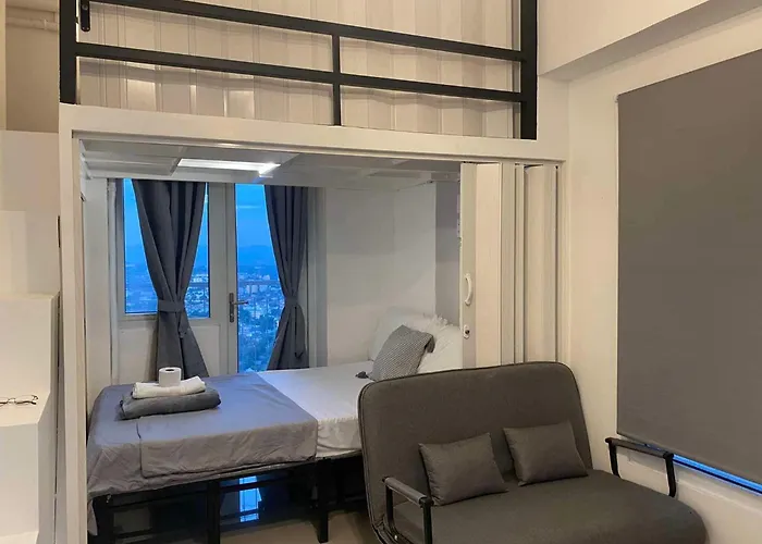 Victoria Sports Tower A1 Loft Freepool Gym Walk Mrt Gma Apartment Manila